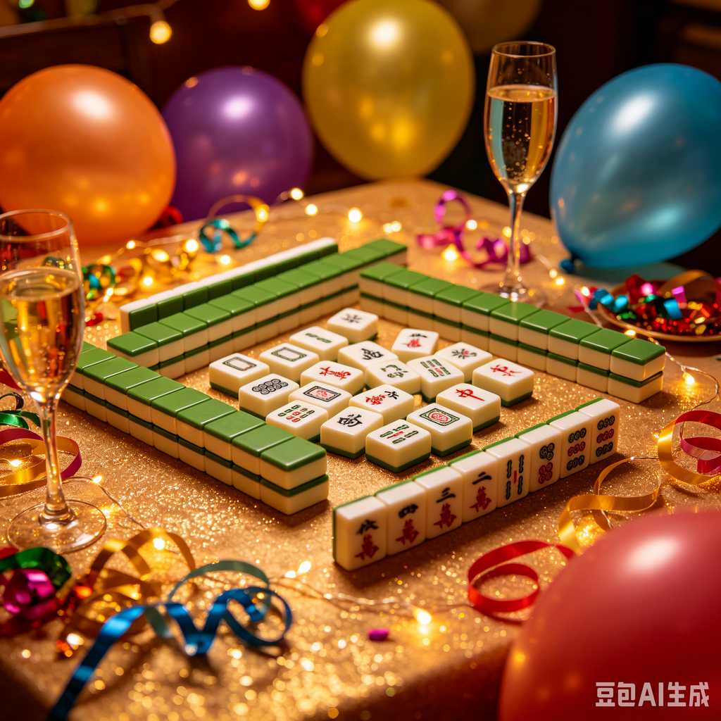 christmas gift mahjong set
