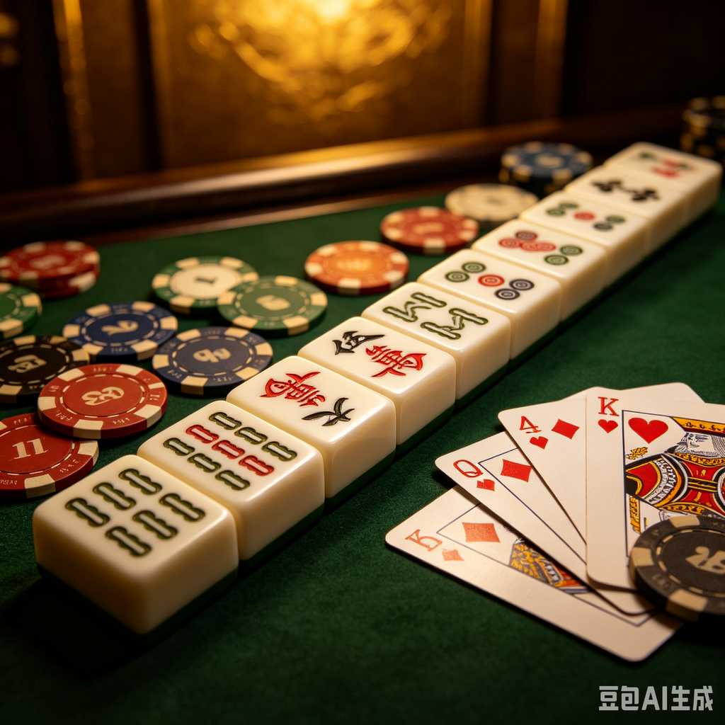 artistic mahjong tiles set
