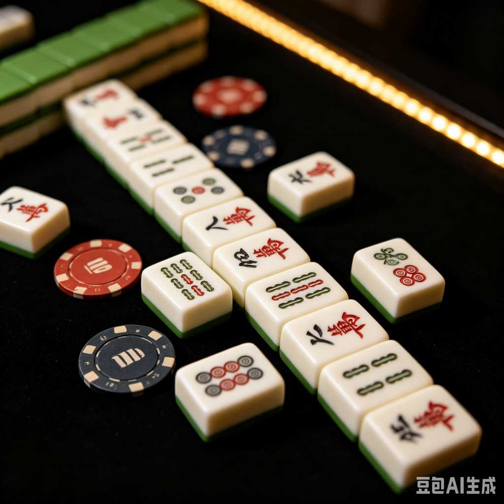 logo engrave mahjong tiles